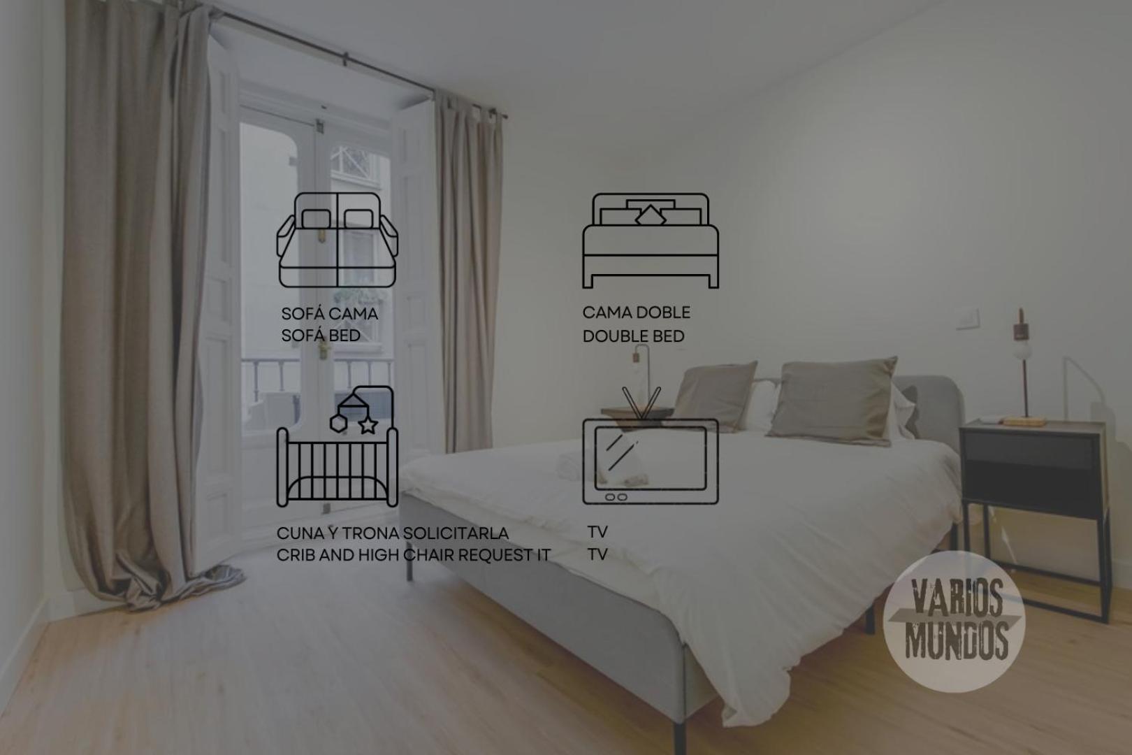 מדריד Modern Apt Para 6Pax En La Plaza De Tirso-Centro E1 מראה חיצוני תמונה