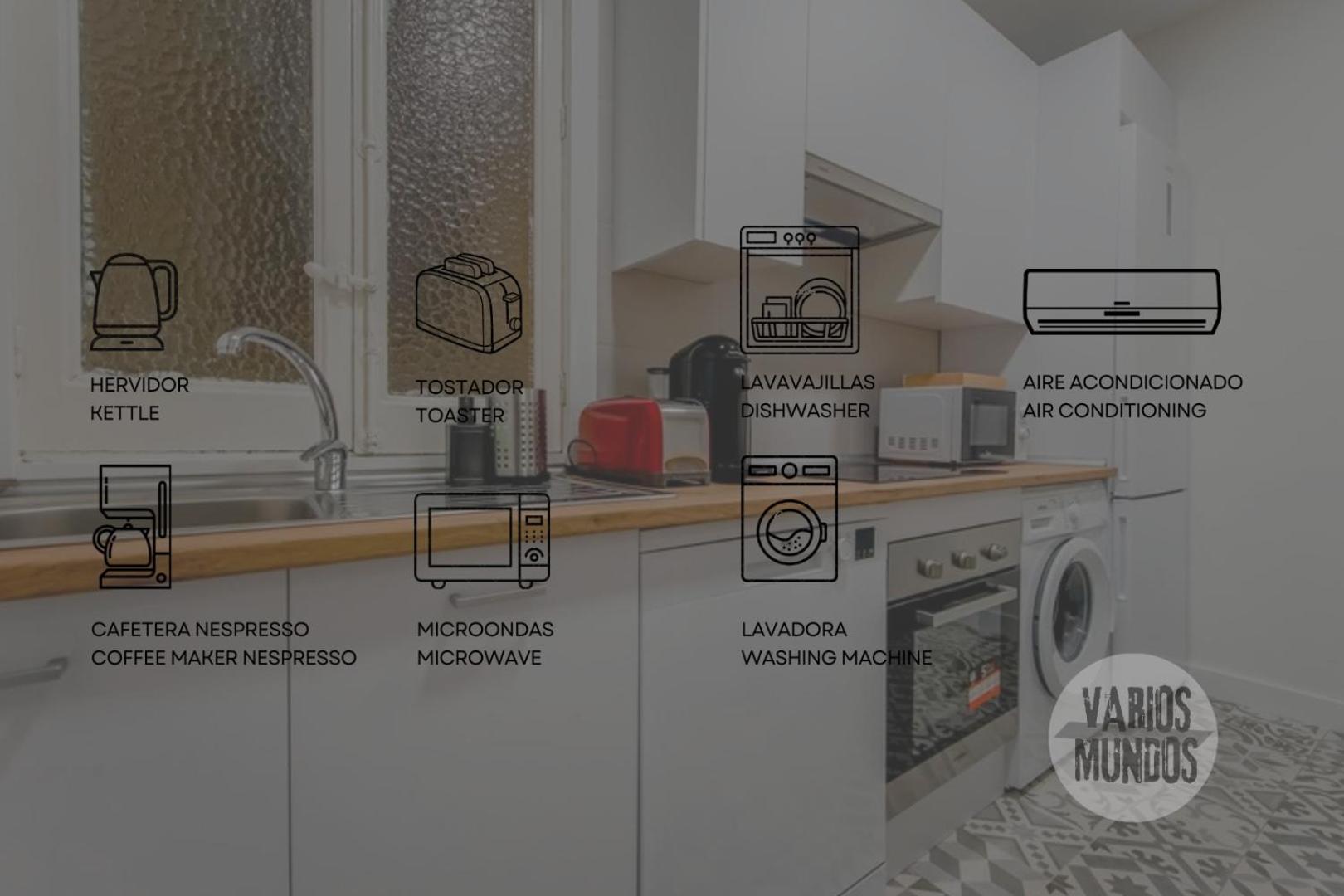 מדריד Modern Apt Para 6Pax En La Plaza De Tirso-Centro E1 מראה חיצוני תמונה